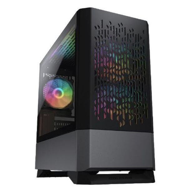 Gabinete - Cougar MG140 Air RGB sin Fuente - Micro ATX - Negro (385JM80.0004)