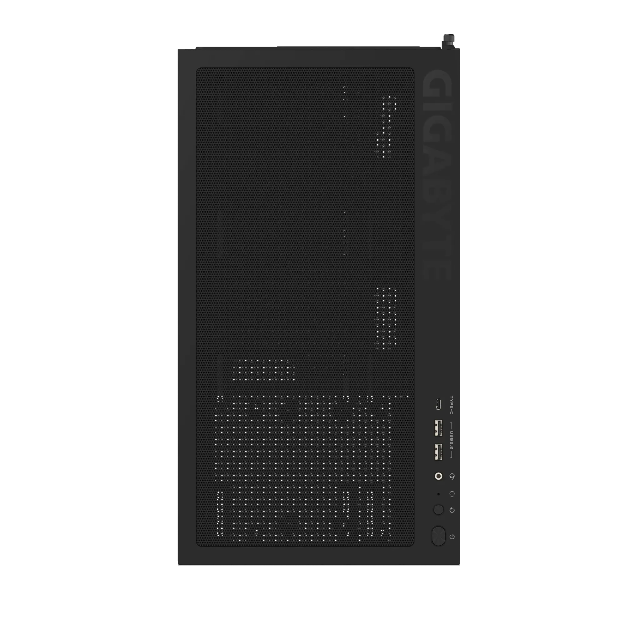 Gabinete GIGABYTE C500 Panoramic Stealth (Black Edition) vista 3