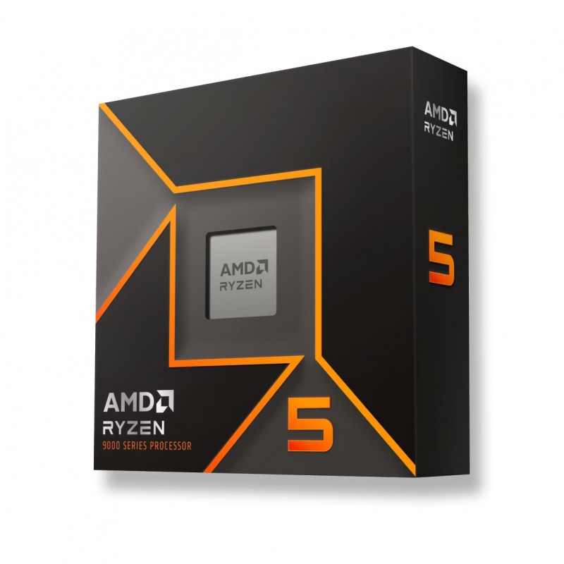Procesador AMD Ryzen 5 9600 6 Núcleos 12 Hilos 5.2GHz AM5 Zen 5 con Cooler vista 1