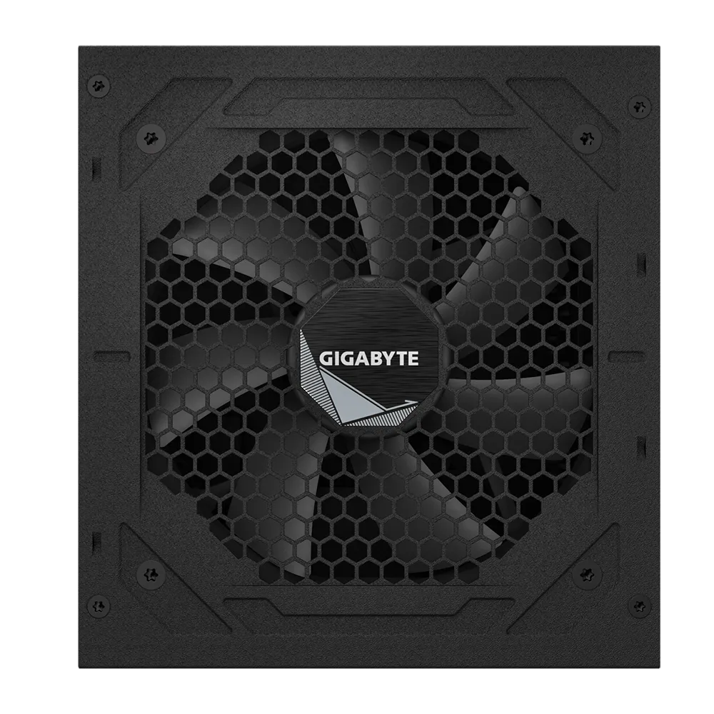 Fuente de Poder Gigabyte UD1000GM 1000W 80+ Gold – ATX 12V v2.31 / PFC Activo / Cables Planos Negros vista 2