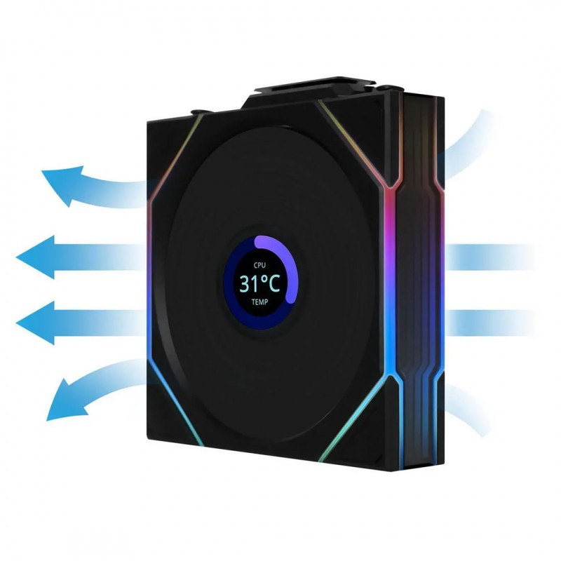 Lian Li UNI Fan TL LCD 120 Wireless Pack x3 Infinity mirror vista 4