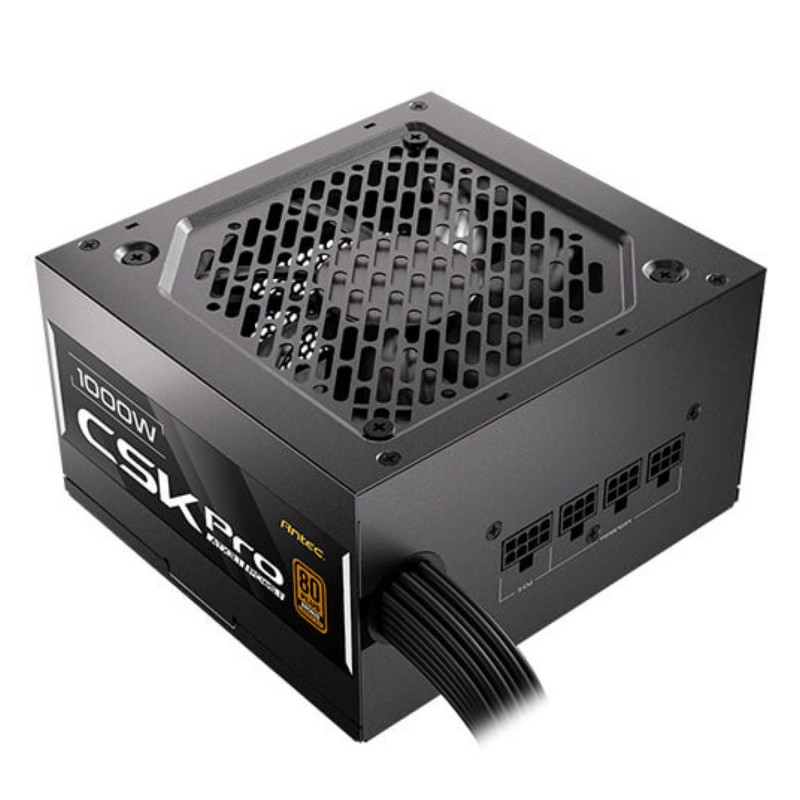 Fuente de Poder Antec CSK Pro 1000W ATX 3.1 Semimodular 80+ Bronze vista 2