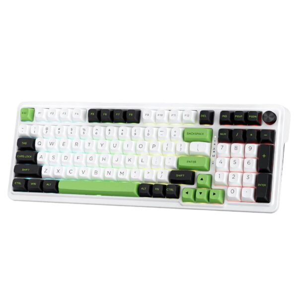 Teclado Mecánico Redragon Eisa MAX K686WBG-MAX RGB Wireless 2.4Ghz y Bluetooth - Vista 3