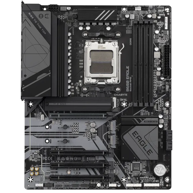 Placa Madre Gigabyte B650 EAGLE AM5 ATX DDR5 Ryzen 7000 8000 9000 vista 2