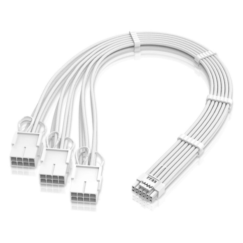 Cable Extensión PCIe 5.0 - 12VHPWR EZDIY-FAB 300mm Blanco vista 1