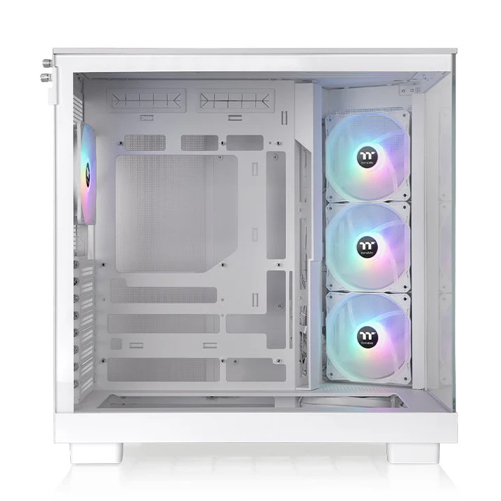 Gabinete Gamer Thermaltake View 380 XL TG ARGB White Mid Tower vista 2