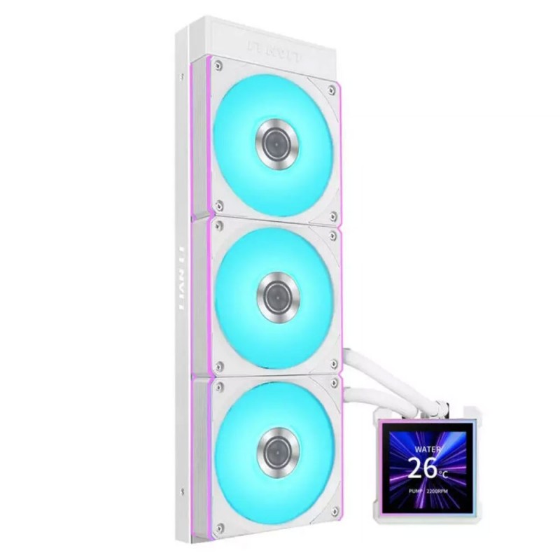 Refrigeración Líquida Lian Li HydroShift II LCD-S 360mm Blanco vista 1