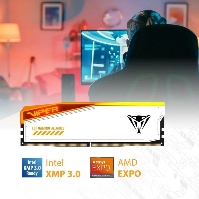 Memoria RAM Patriot Viper Elite 5 TUF Gaming RGB DDR5 32GB (2x16GB) 6000MT/s CL36 - Vista 3