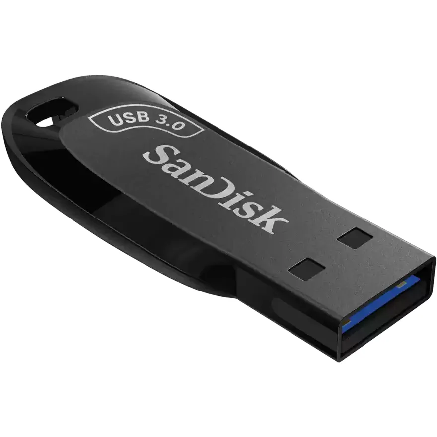 Pendrive SanDisk Ultra Shift, 32GB, USB 3.0, Negro - SDCZ410-032G-G46 - Vista 2