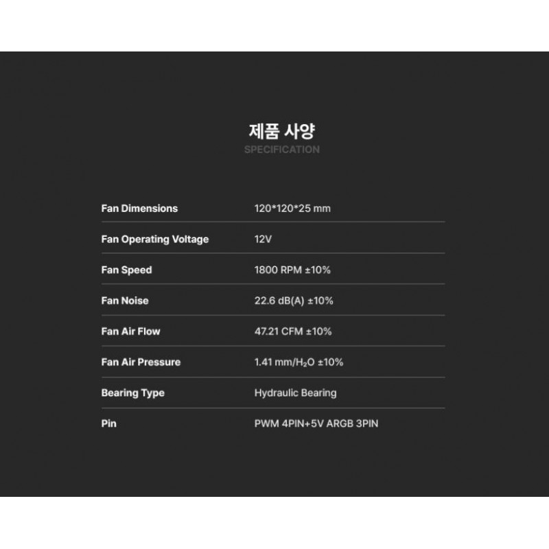 Ventilador Airflow M41 White 120mm ARGB Reverso vista 3