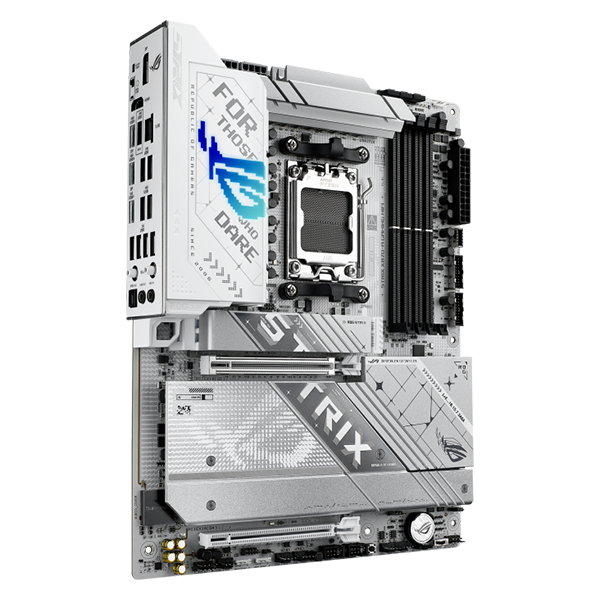 Placa Madre ASUS ROG STRIX X870-A GAMING WIFI – AM5, DDR5, PCIe 5.0, Wi-Fi 7, USB4, ATX - Vista 3