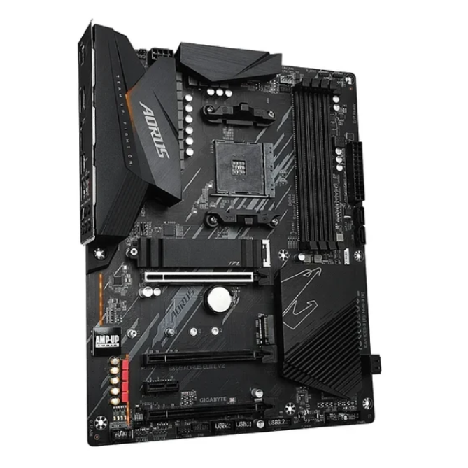 Placa Madre GIGABYTE B550 AORUS ELITE V2 – ATX, DDR4, PCIe 4.0, 2.5GbE LAN, RGB Fusion - Vista 3