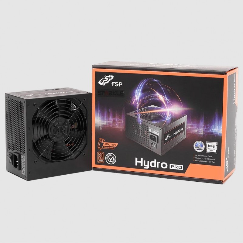 Fuente de Poder FSP Hydro PRO 600W 80+ Bronze vista 2