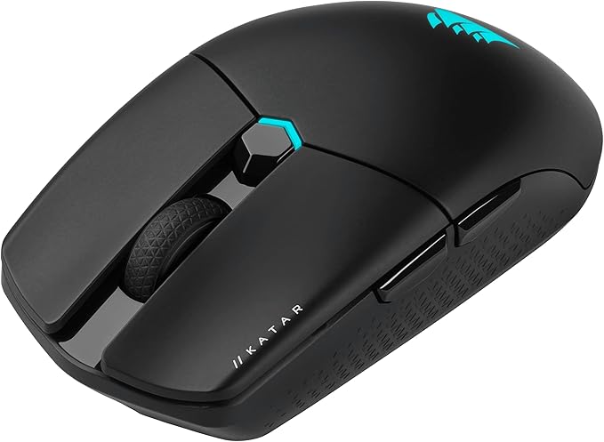 Mouse Gamer Corsair KATAR ELITE WIRELESS — 69g, 26.000 DPI, Slipstream vista 2