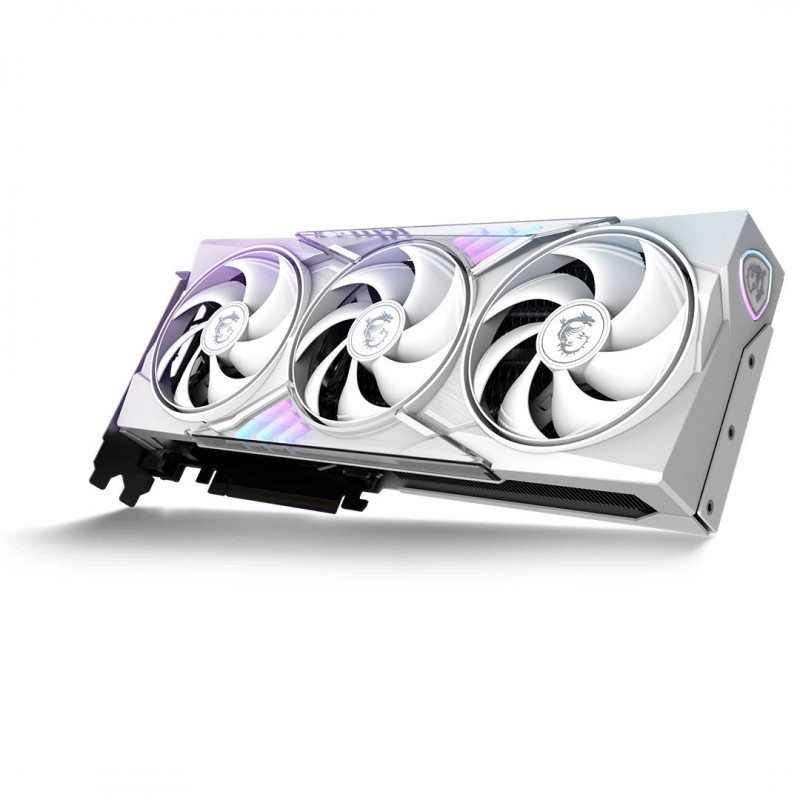 Tarjeta de video MSI GeForce RTX™ 5060 Ti 16G GAMING TRIO OC Blanco – 16GB GDDR7 - Vista 2