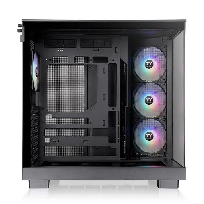 Gabinete Gamer Thermaltake View 380 XL TG ARGB Black Mid Tower vista 2