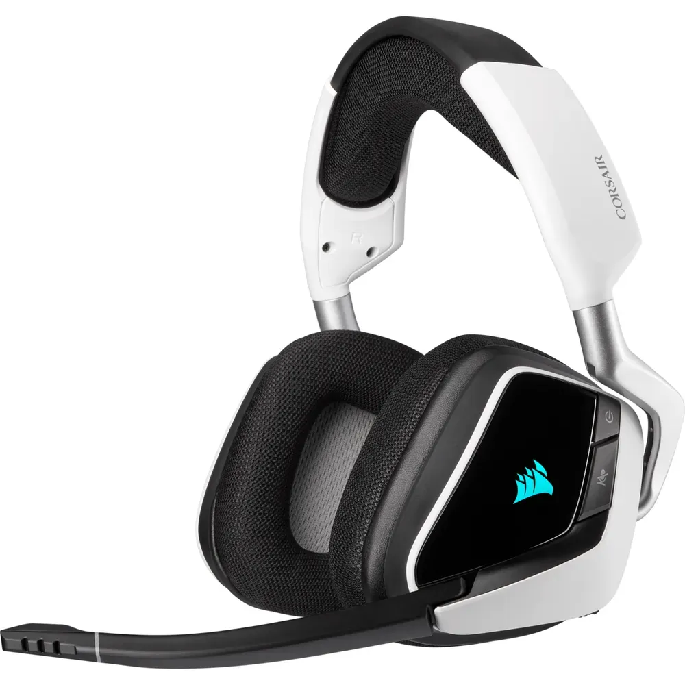 Audífonos Corsair Gamer VOID RGB ELITE Wireless Blanco