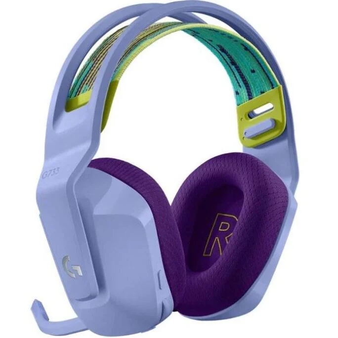 Audífonos Gamer On-Ear - Logitech G733 Lightspeed - RGB - Wireless - Lila (981-000889) vista 2