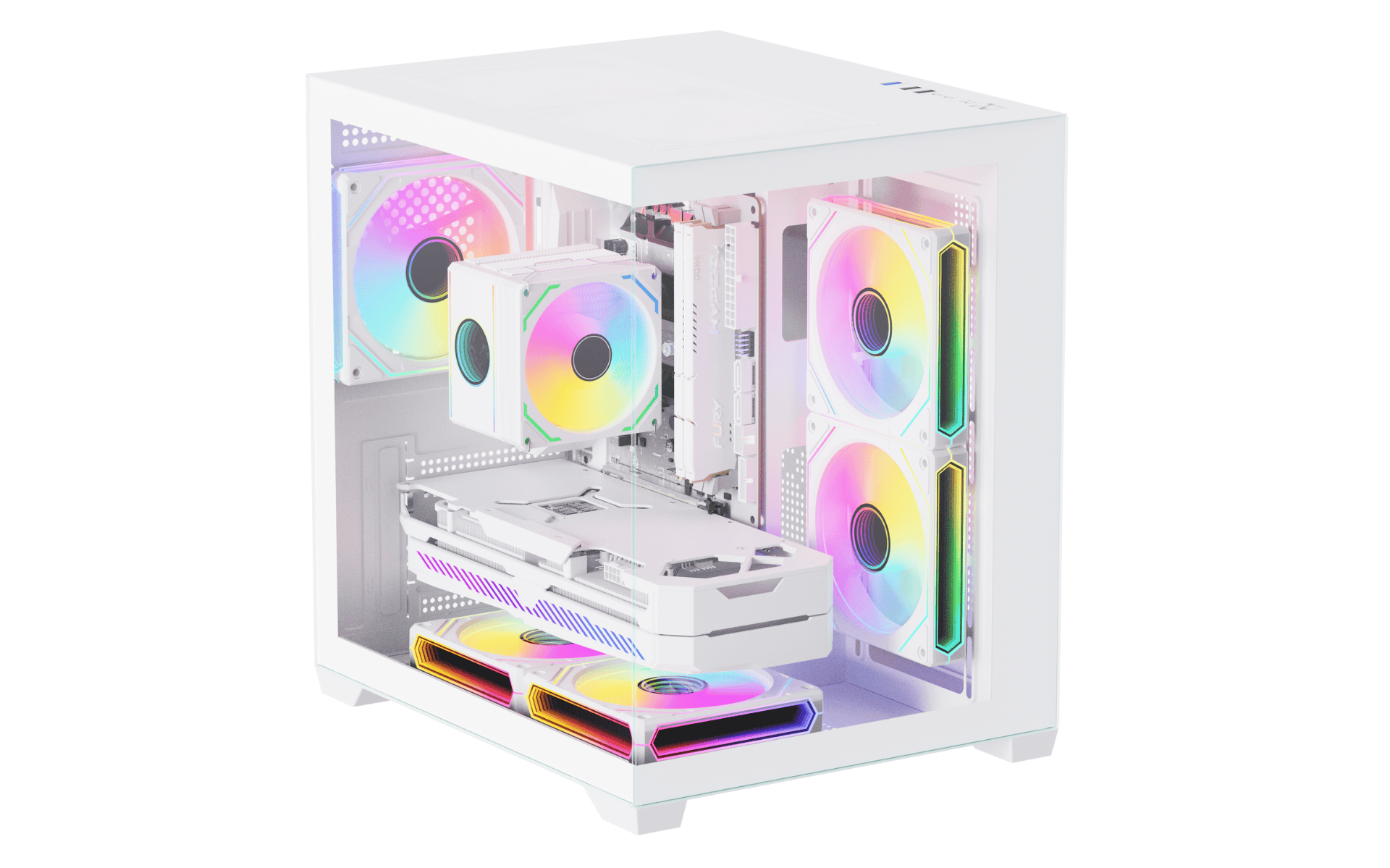 PC Gamer Ryzen 5 8500G Graficos Integrados Radeon 740M 32GB RAM 1TB SSD vista 1