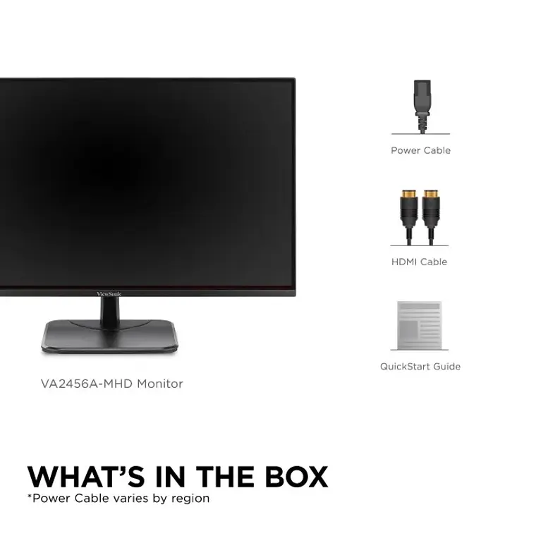 Monitor ViewSonic VA2456A-MHD 24" IPS FHD 120Hz HDMI DP VGA vista 4