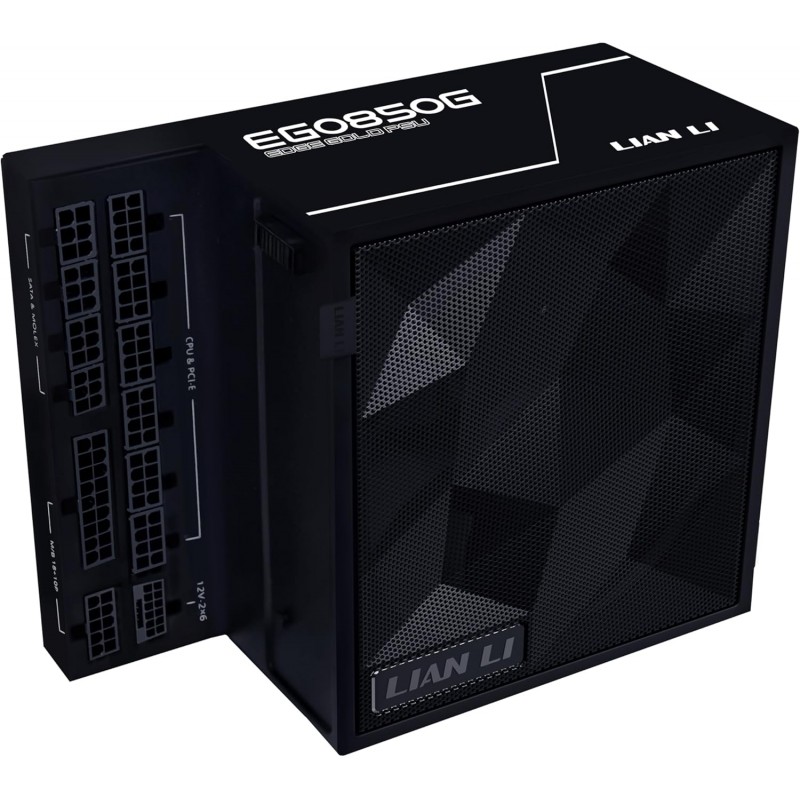 Fuente de Poder LIAN LI EDGE 850W 80+ GOLD Modular Black vista 2