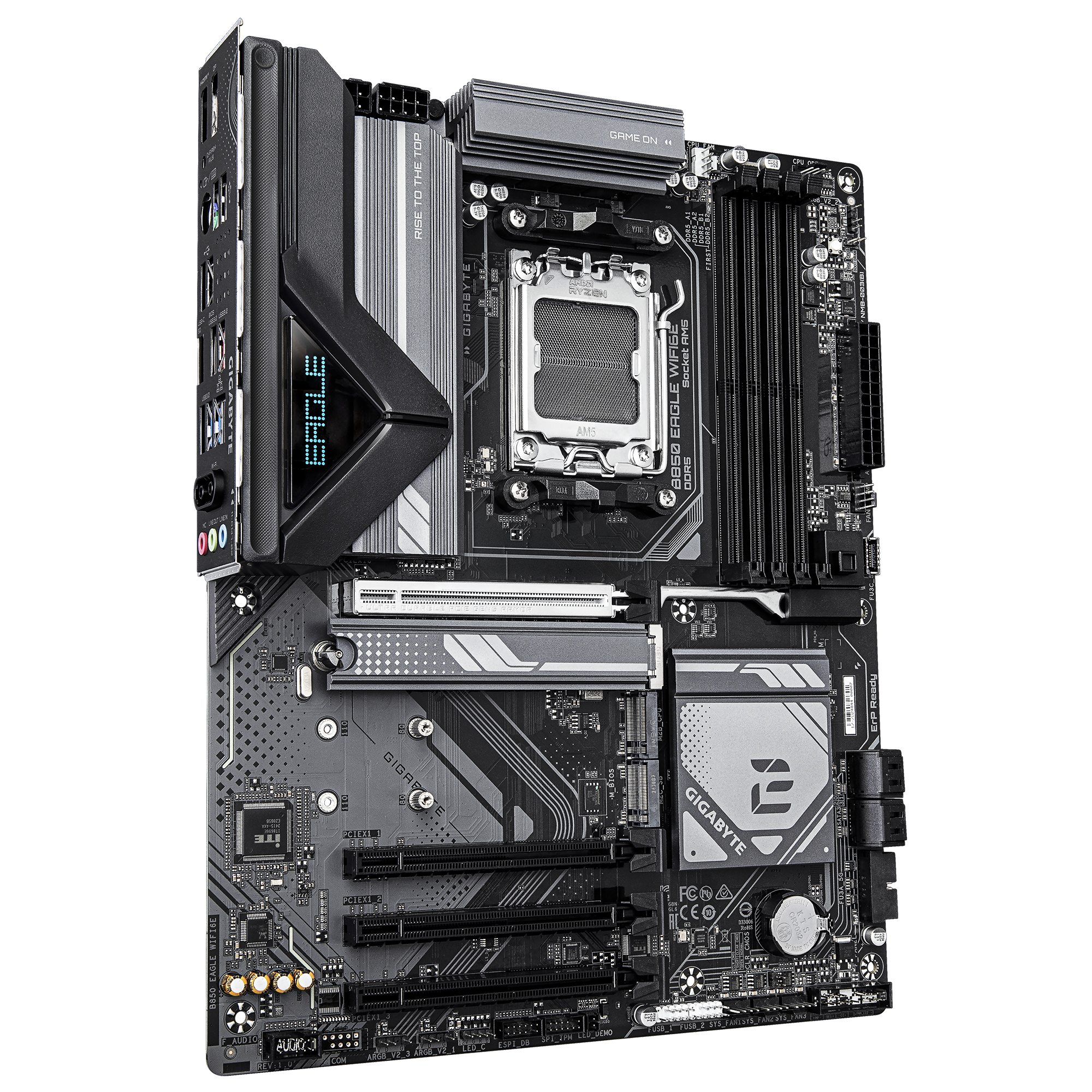 Placa Madre GIGABYTE B850 EAGLE WIFI6E – ATX, DDR5, PCIe 5.0, M.2 Gen5, Wi-Fi 6E - Vista 3