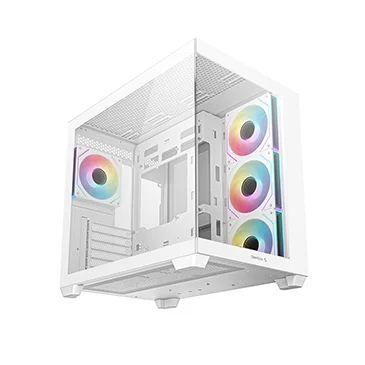Gabinete Gamer ATX CG530 4F WH Blanco ARGB 4 Ventiladores Vidrio Templado vista 3