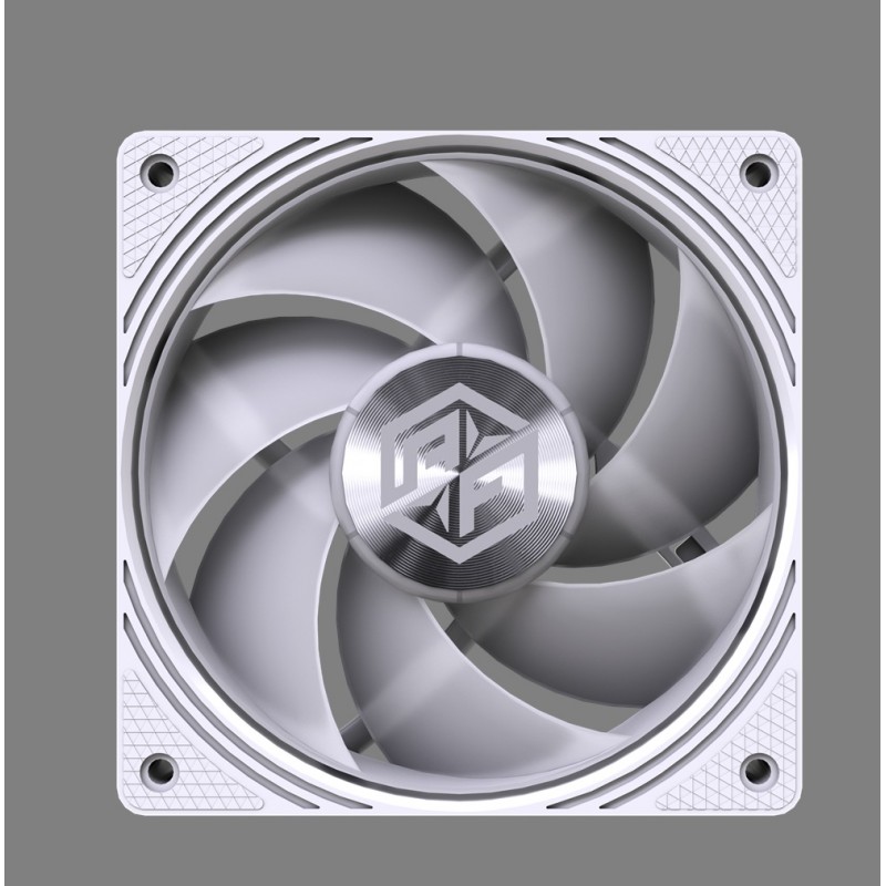 Kit 3 Ventiladores Airflow CSF800 White ARGB 120mm Alto Rendimiento vista 2