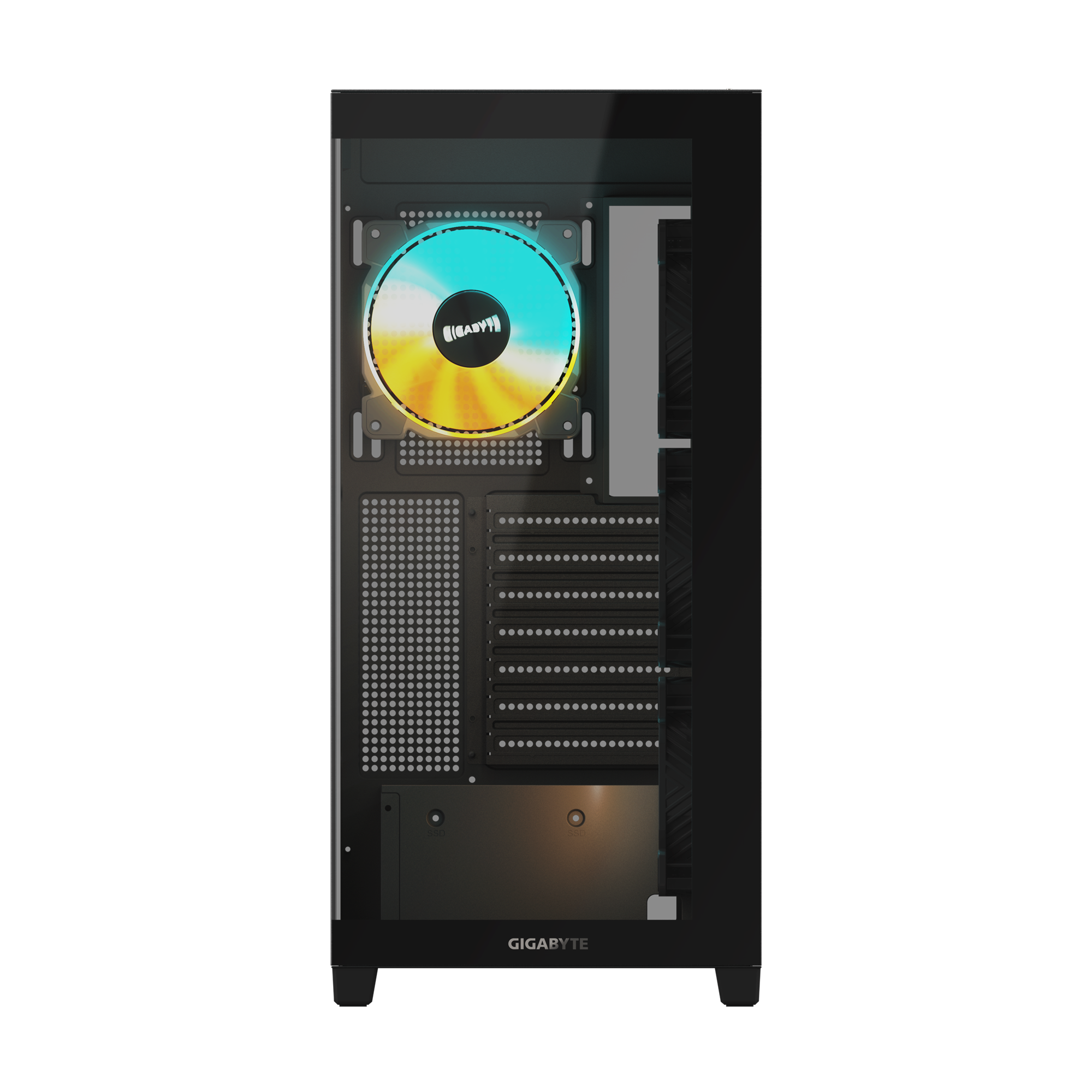 Gabinete GIGABYTE C500 Panoramic Stealth (Black Edition) - Vista 2