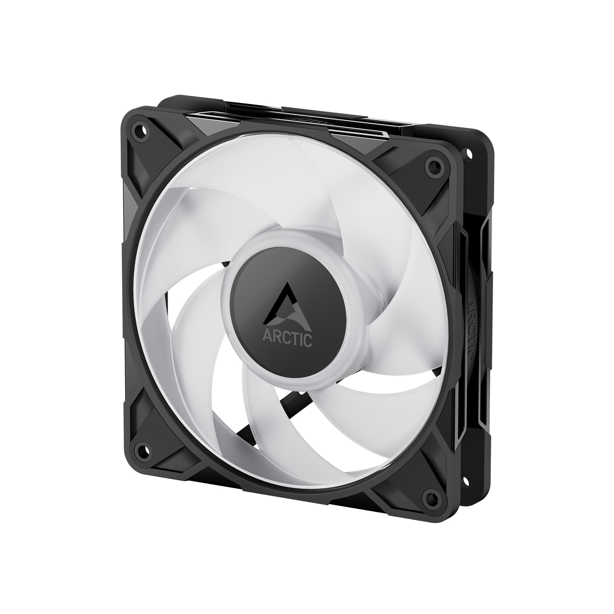 Ventiladores ARCTIC P12 Pro A-RGB Black 120mm PWM – Pack 3 White vista 3