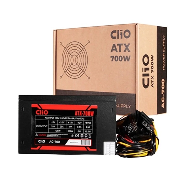 Fuente de Poder Clio ATX-700 700W ATX No Certificada vista 1