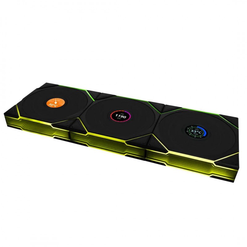 Lian Li UNI Fan TL LCD 120 Wireless Pack x3 Infinity mirror vista 2