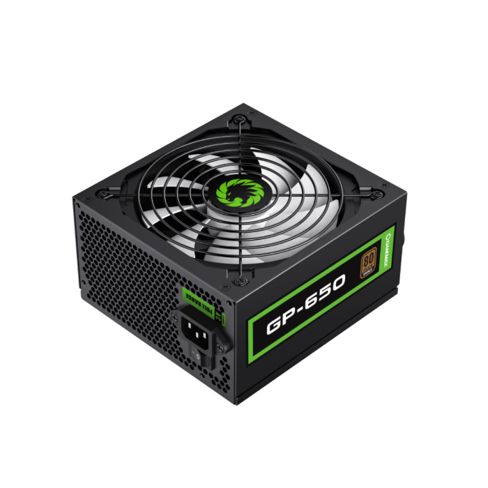 Fuente de Poder Gamemax GP-650 Black Edition 650W 80 Plus Bronze ATX No Modular vista 2