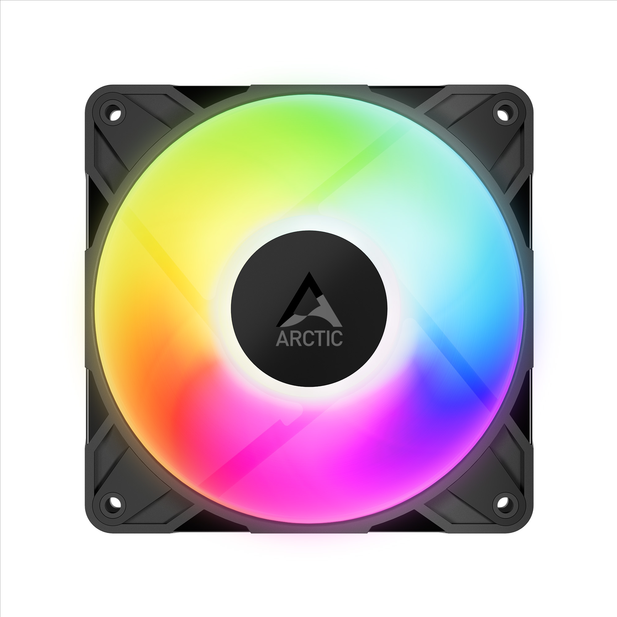 Ventiladores ARCTIC P12 Pro A-RGB Black 120mm PWM – Pack 3 White vista 2