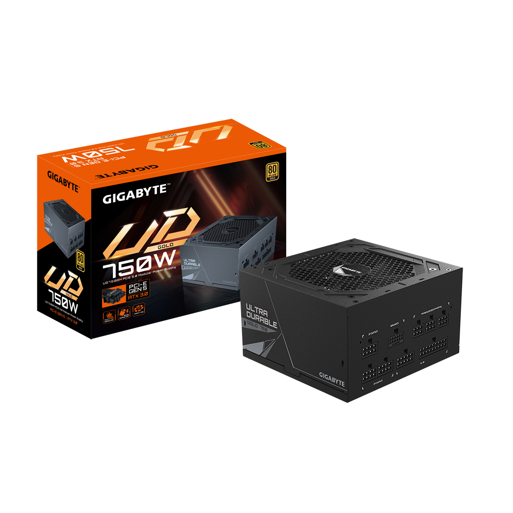 Fuente de Poder Gigabyte UD750GM PG5 750W 80+ Gold ATX 3.0 PCIe 5.0