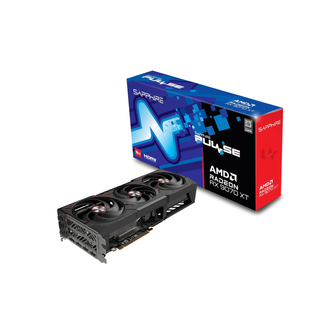 Tarjeta de Video Sapphire Pulse Radeon RX 9070 XT 16GB GDDR6 PCIe 5.0