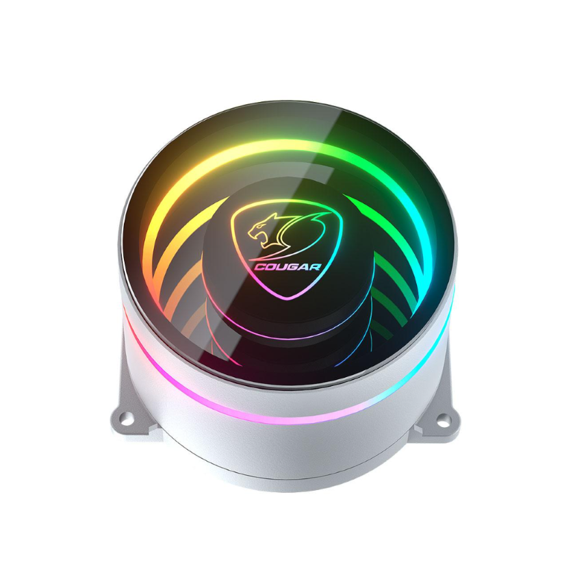 Refrigeración Líquida Cougar Poseidon Elite ARGB 240mm White Compatible Intel y AMD vista 3