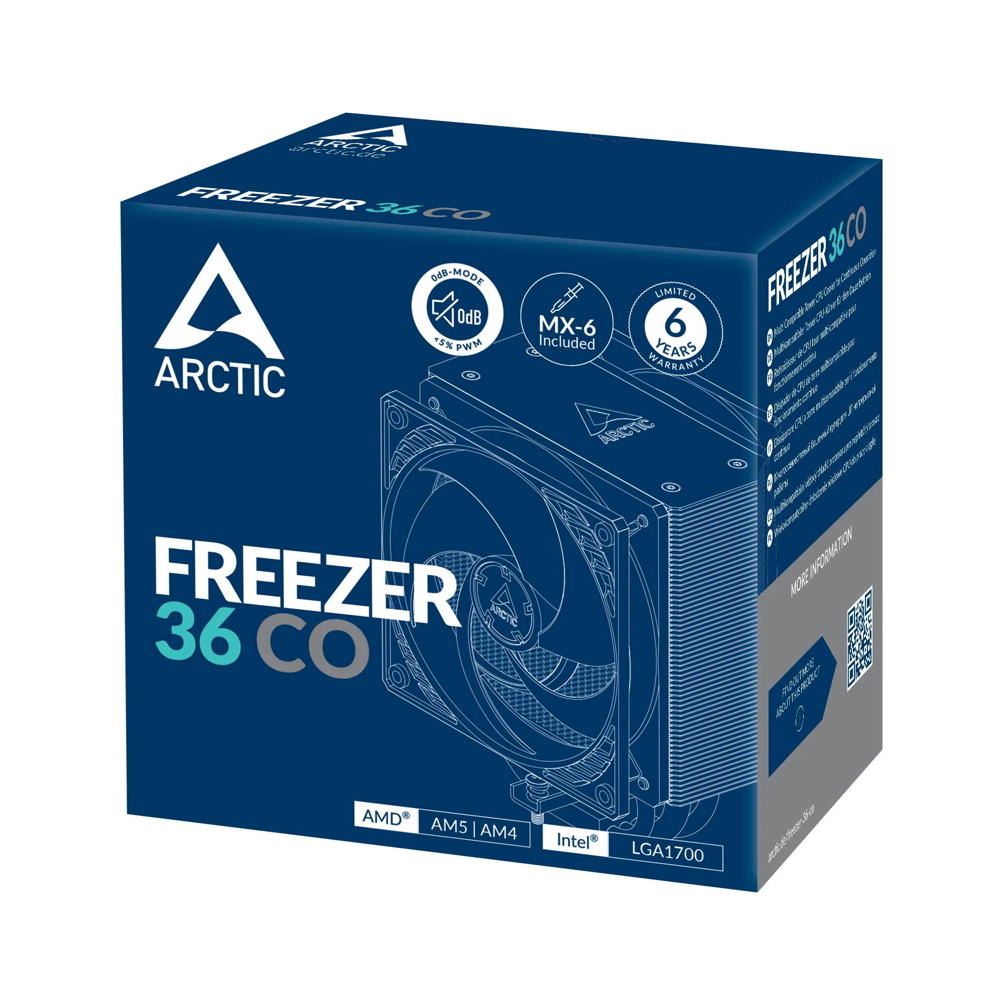 Disipador CPU Arctic Freezer 36 CO - Vista 6