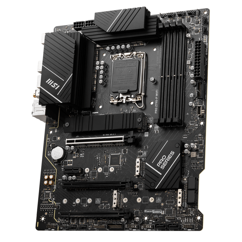 Placa Madre MSI PRO Z790-P WiFi ATX DDR5 WiFi6E LGA 1700 vista 1
