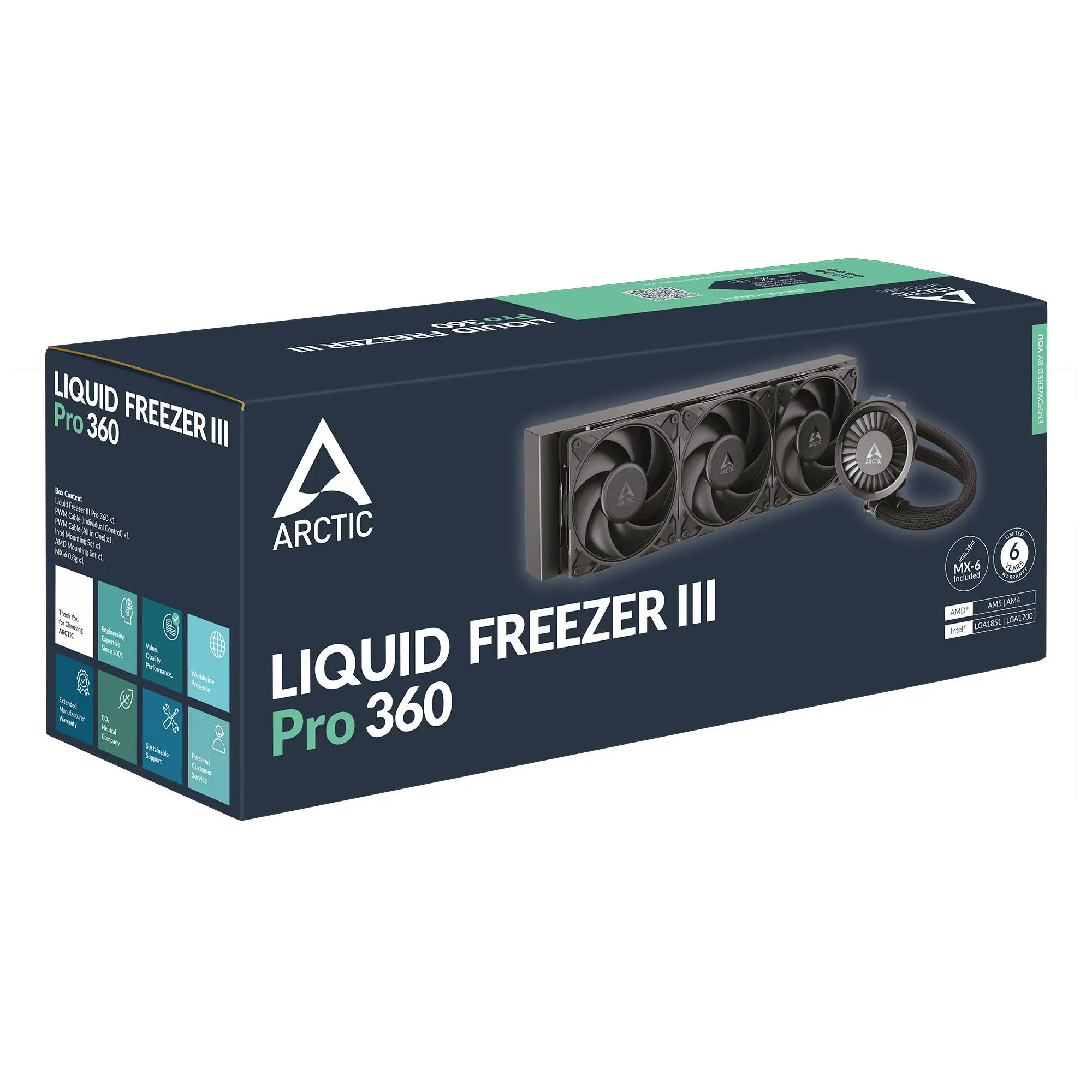 Refrigeración Liquida Arctic Liquid Freezer III Pro 360 Black vista 5