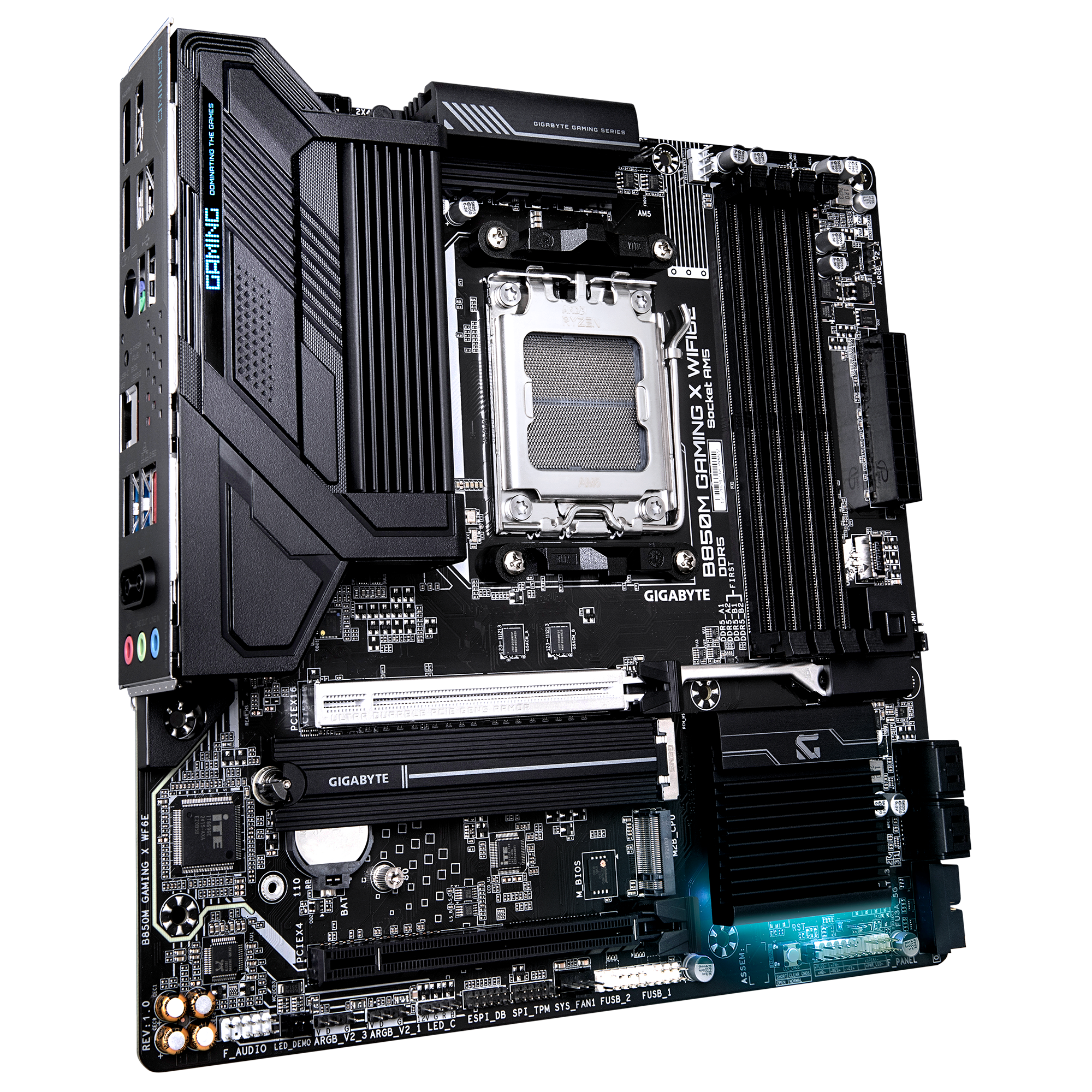 Placa madre Gigabyte B850M GAMING X WIFI6E - Vista 3