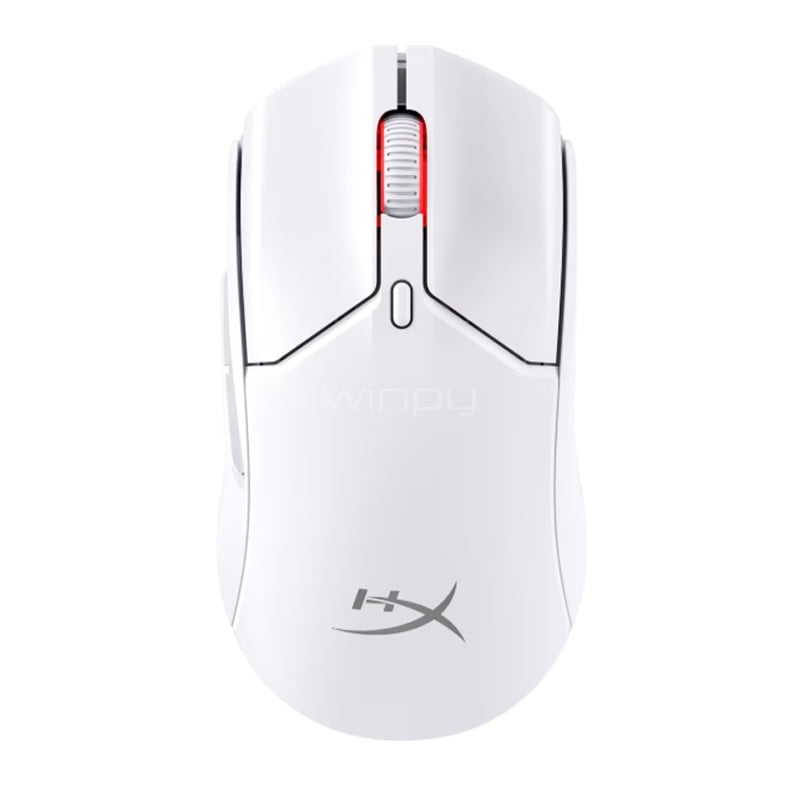 Mouse Gamer HyperX Pulsefire Haste 2 Mini Inalámbrico – 26K DPI, RGB, Ultraligero 59g [7D389AA]