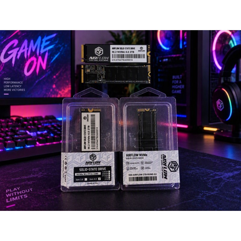 SSD Airflow Perfect PRO 2TB M.2 2280 NVMe PCIe Gen4x4 7100MB/s vista 1