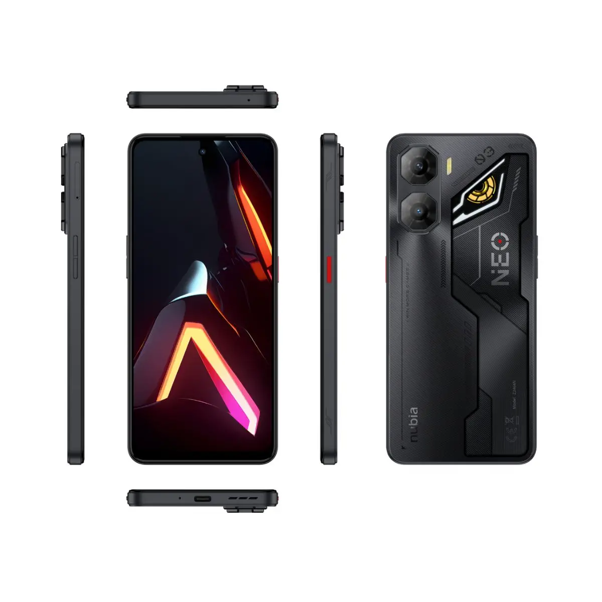Celular ZTE Nubia Neo 3 5G 256GB 8GB Negro Liberado vista 4