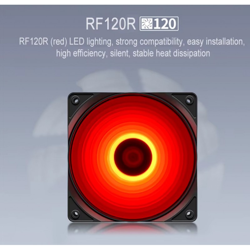 Ventilador Deepcool RF120R 120mm Negro vista 2