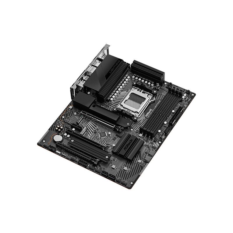 Placa Madre ASRock X670E PG Lightning AM5 DDR5 PCIe 5.0 vista 3