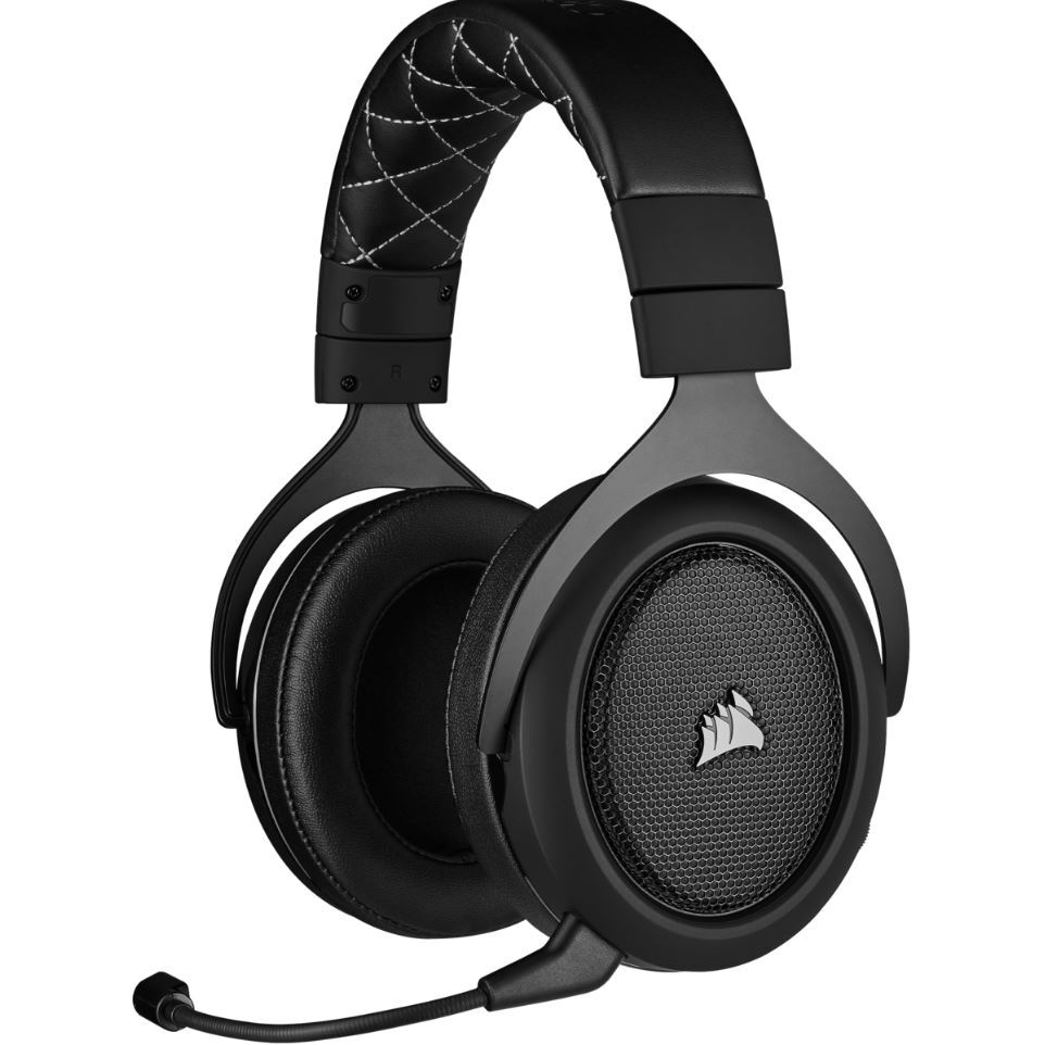 [Open Box] Audífono Gamer On-Ear Corsair HS70 PRO Wireless - Sonido 7.1 (PC) - Compatible con PC/MAC/PlayStation - Negro (CA-9011211-NA)