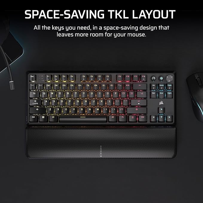 Teclado mecánico para juegos K70 CORE TKL WIRELESS RGB vista 2