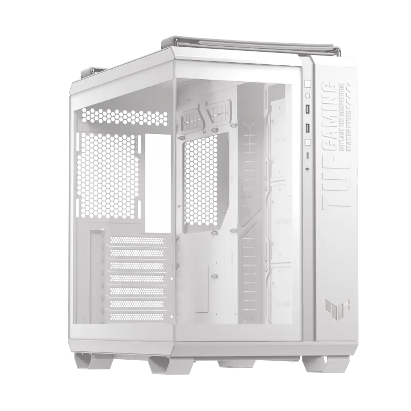 Gabinete ASUS TUF Gaming GT502 Horizon White (Mid Tower) vista 2