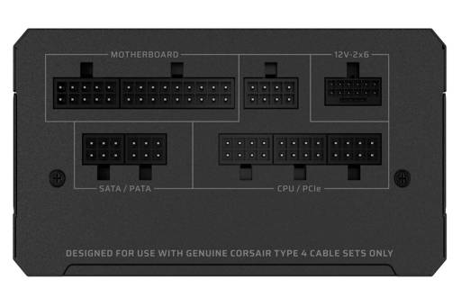 Fuente de poder 1000w Corsair RM1000e 80+ Gold Full Modular vista 4